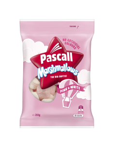 Pascall Marshmallows Vanilla & Raspberry 280g x 10